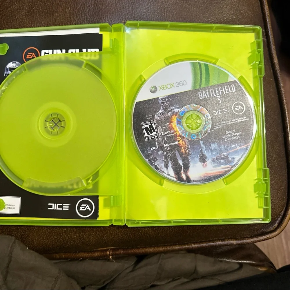Battlefield 3 (Microsoft Xbox 360, 2011) - Tested‎ 2 Disk Set